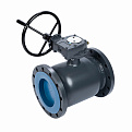 065N0351GR RJIP Premium Кран шаровой FF DN150 PN25 WG (фланцевый, с редуктором, С/П), Ридан
