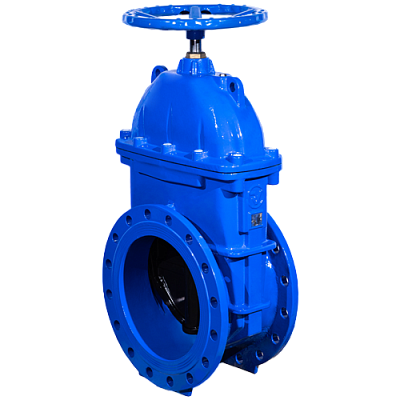 Задвижка с обрезиненным клином тип RVG 10 DN400, Ridval