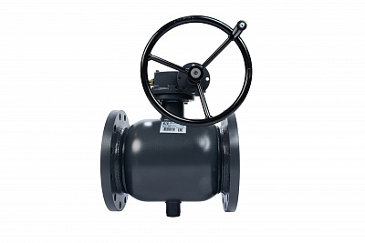 065N0351GR RJIP Premium Кран шаровой FF DN150 PN25 WG (фланцевый, с редуктором, С/П), Ридан